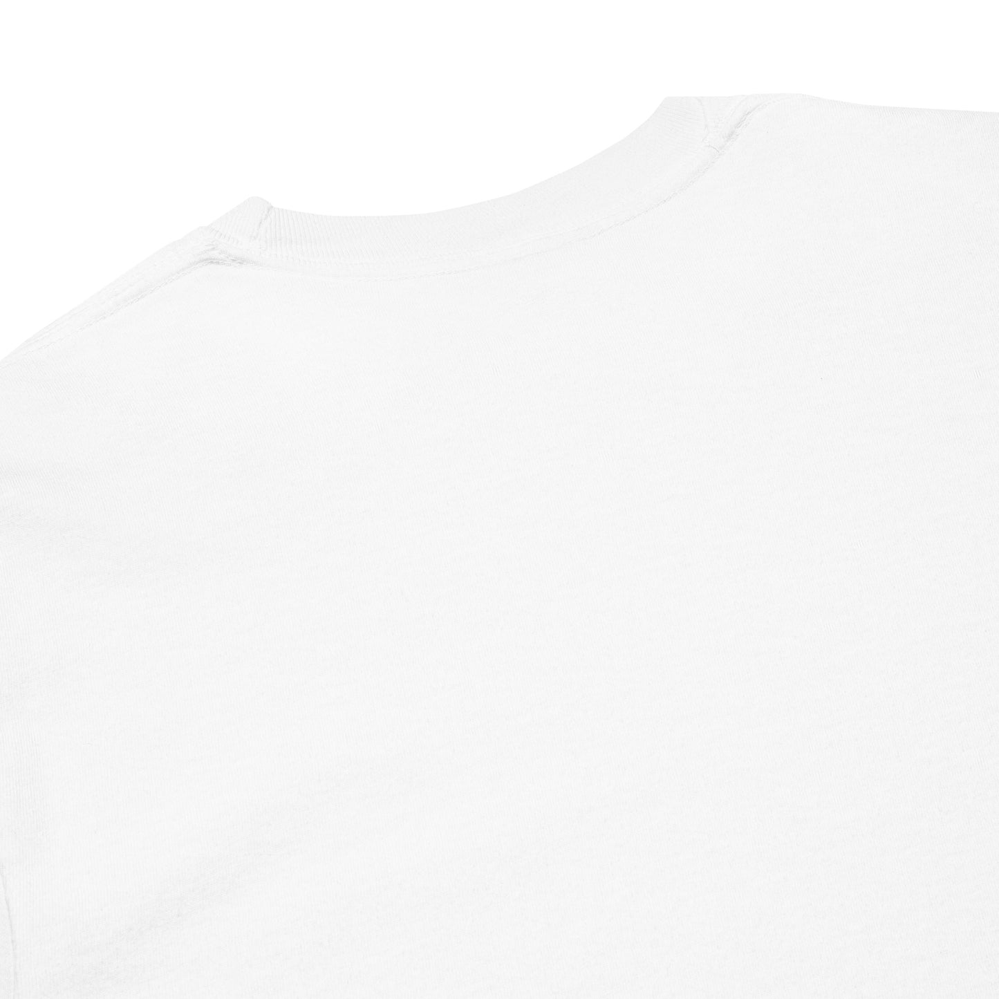Premium heavyweight long sleeve cotton shirt in white - An Athlete Trains.