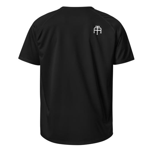 Unisex breathable SWITCH/ON Edition performance apparel mesh jersey in black | SWITCH/ON | An Athlete Trains