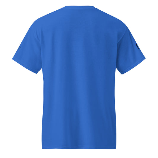 SWITCH/ON, unisex, moisture-wicking, training, activewear, dryblend t-shirt in royal blue with black edition tennis logo - An Athlete Trains