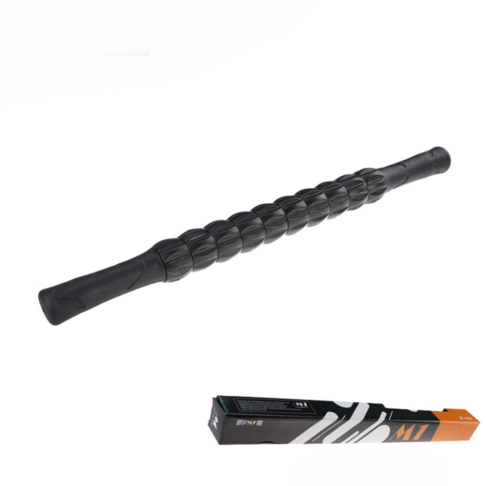 Black Massage stick for muscle massage muscle recovery and trigger point relief. Massagers 