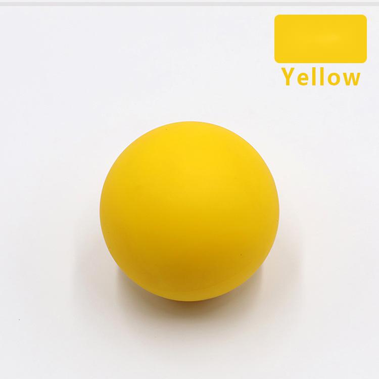 Yellow Massage ball for muscle massage muscle recovery and trigger point relief. Massagers