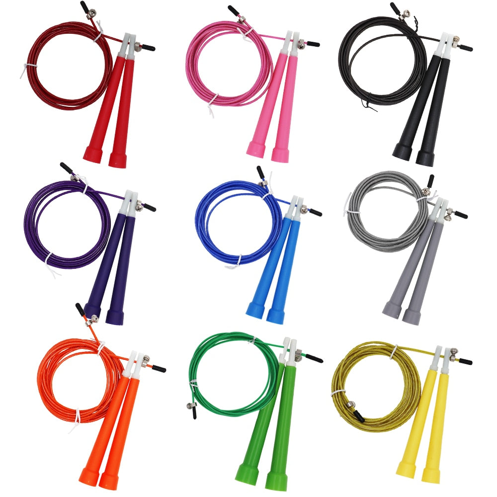 Various colors steel wire speed ropes