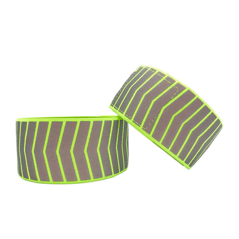 Reflective Beam and Wrist Strap for Low Light Riding and Running