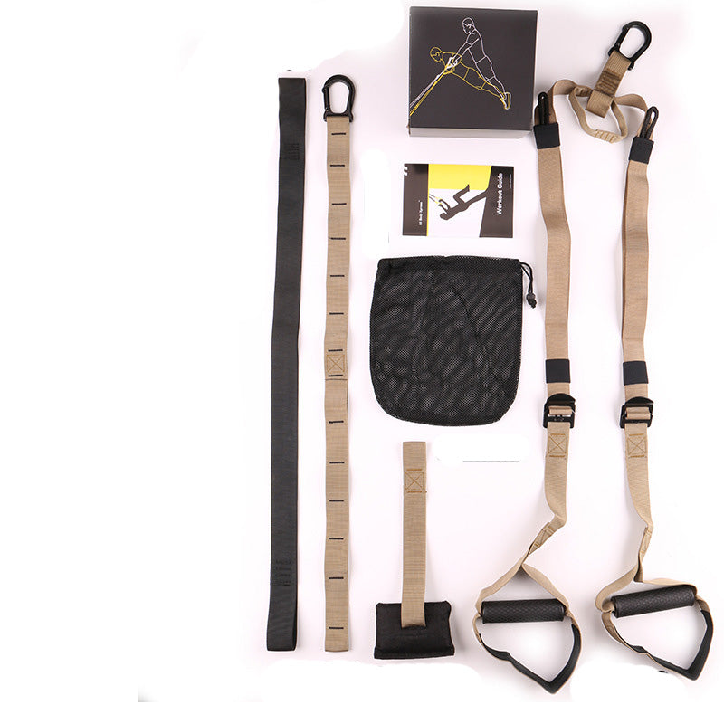 Body weight total body suspension trainer