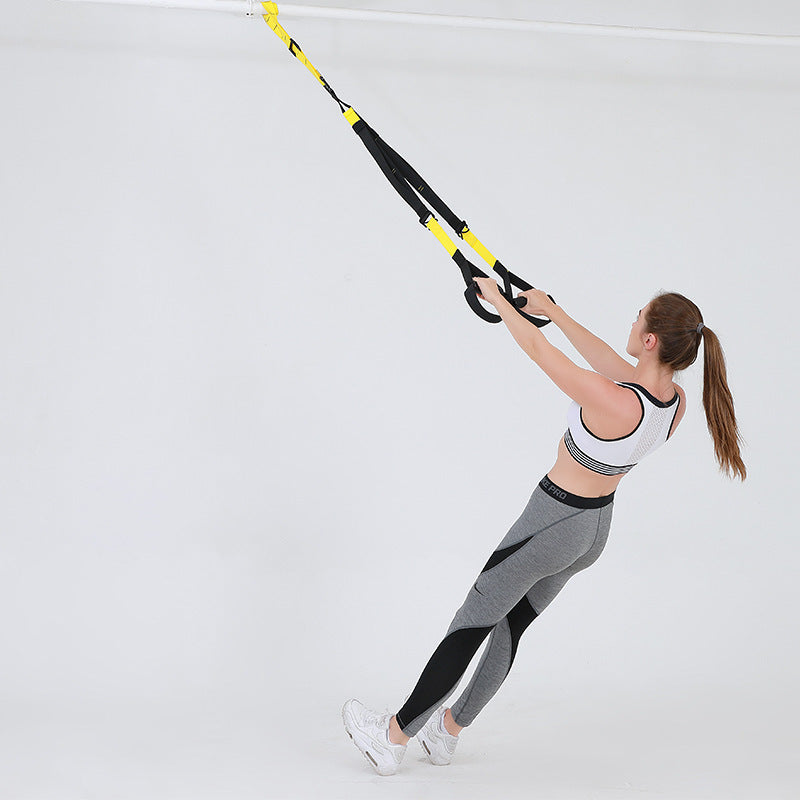 Body weight total body suspension trainer