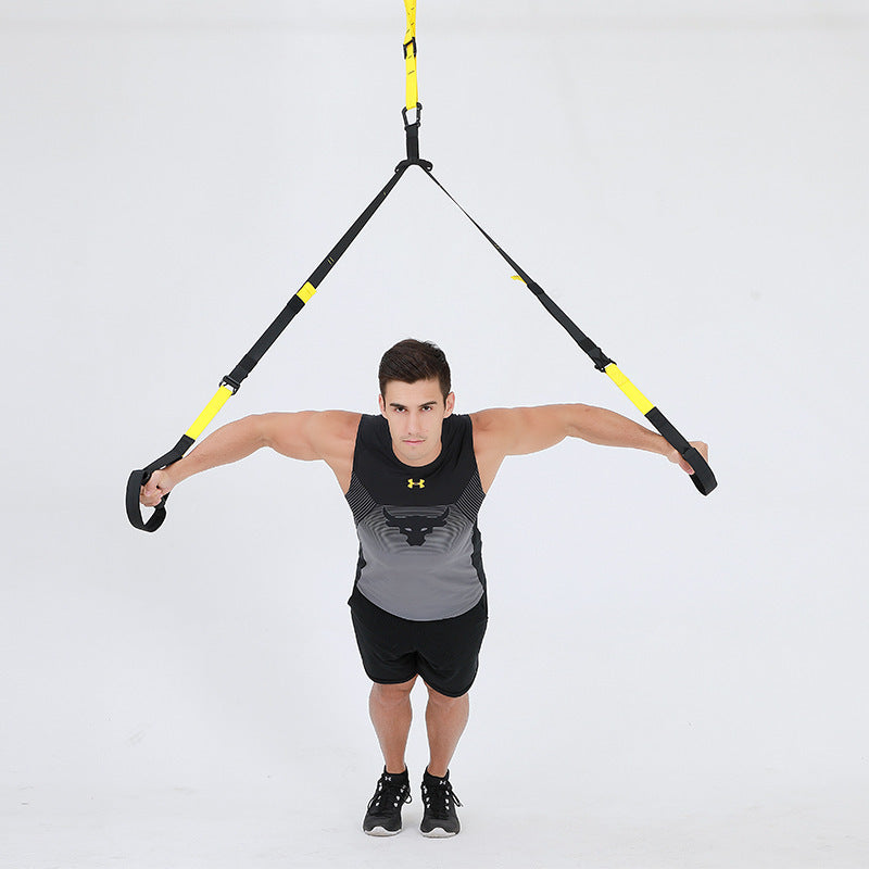 Body weight total body suspension trainer