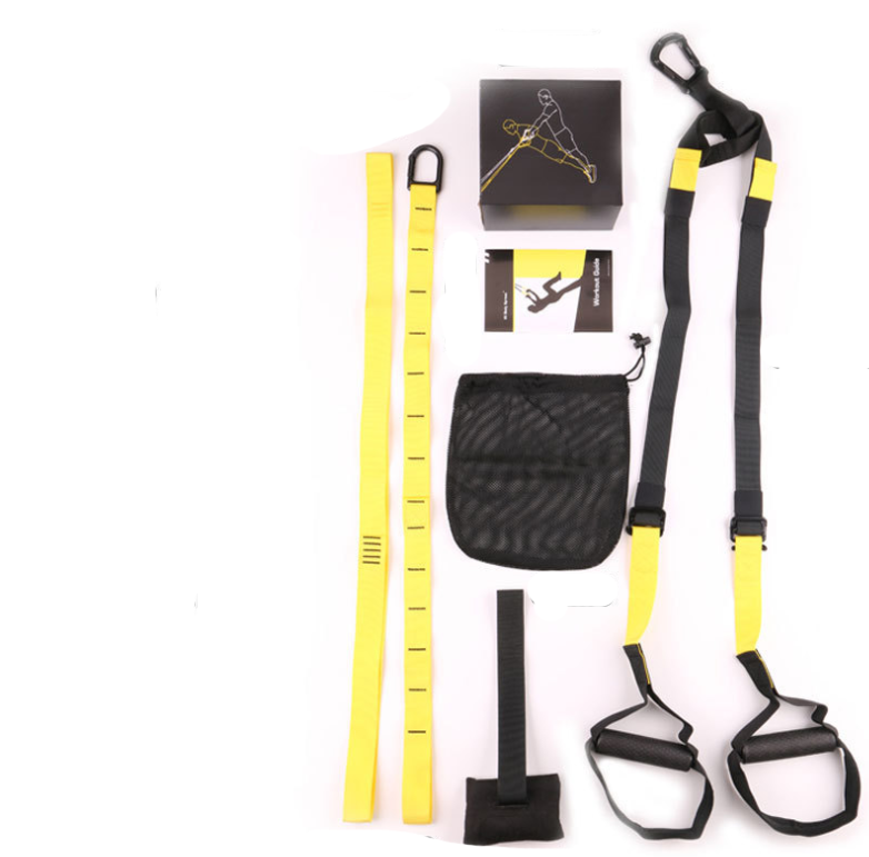 Body weight total body suspension trainer