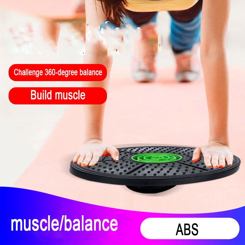 Sturdy balance board. Balance trainer 