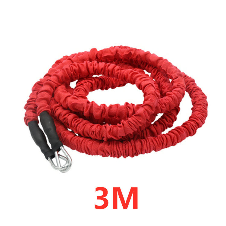 3m red Elastic rope for resistance speed training 