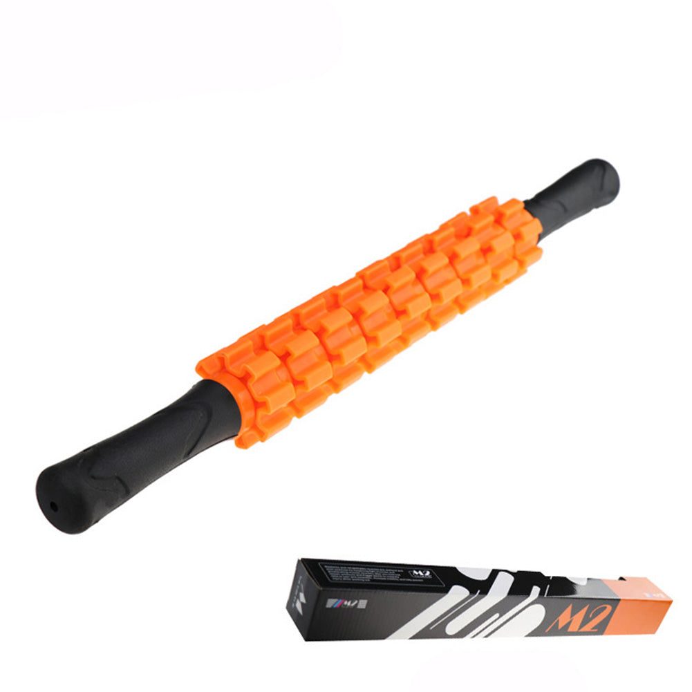 Orange Massage stick for muscle massage muscle recovery and trigger point relief. Massagers