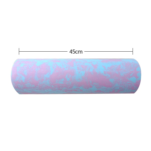 45cm pink and blue Foam roller for muscle massage and trigger point relief. Massagers 