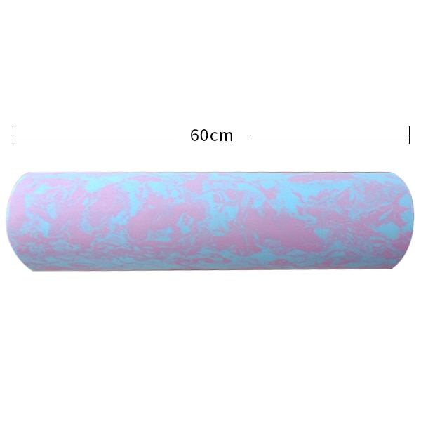 60cm pink and blue Foam roller for muscle massage and trigger point relief. Massagers