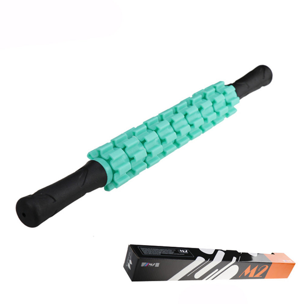 Green Massage stick for muscle massage muscle recovery and trigger point relief. Massagers