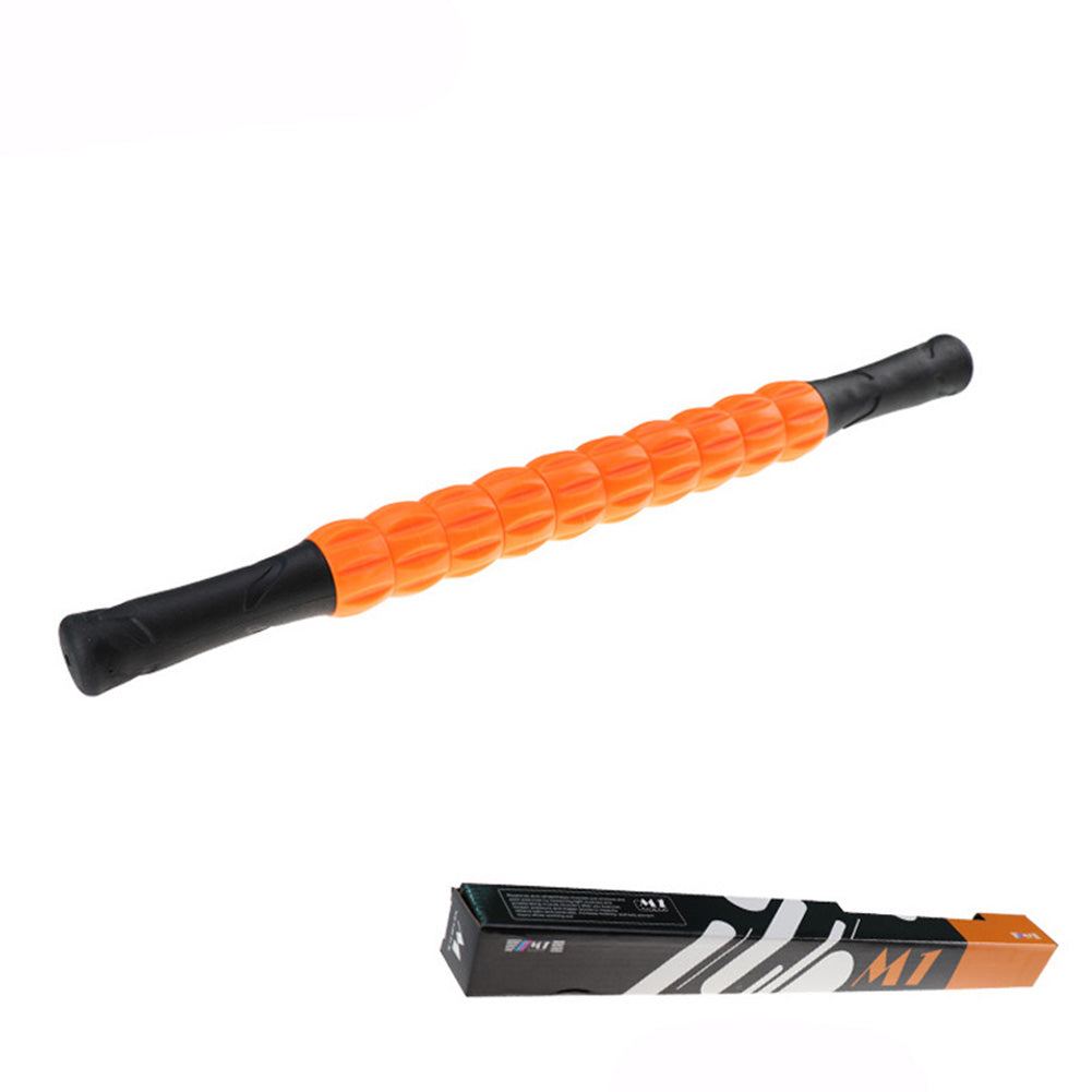 Orange Massage stick for muscle massage muscle recovery and trigger point relief. Massagers