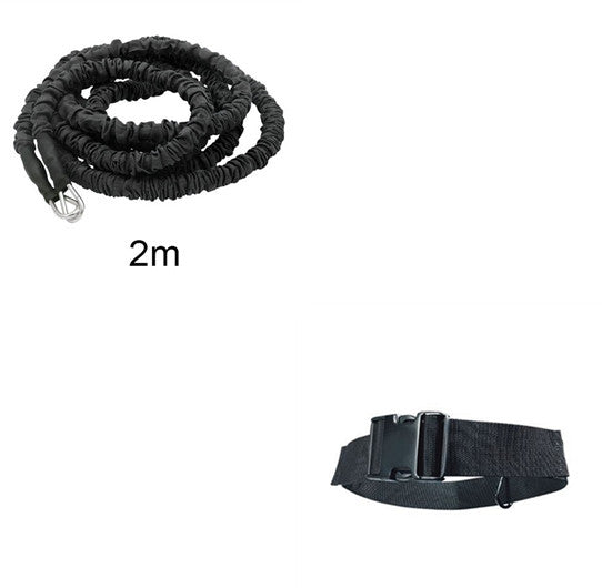 2m Elastic rope for resistance speed training with belt