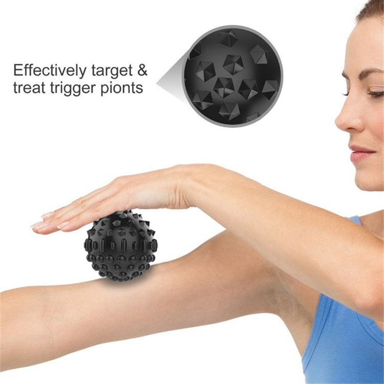 Black Massage ball for muscle massage muscle recovery and trigger point relief. Massagers