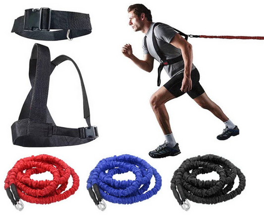 Elastic rope for resistance speed training set