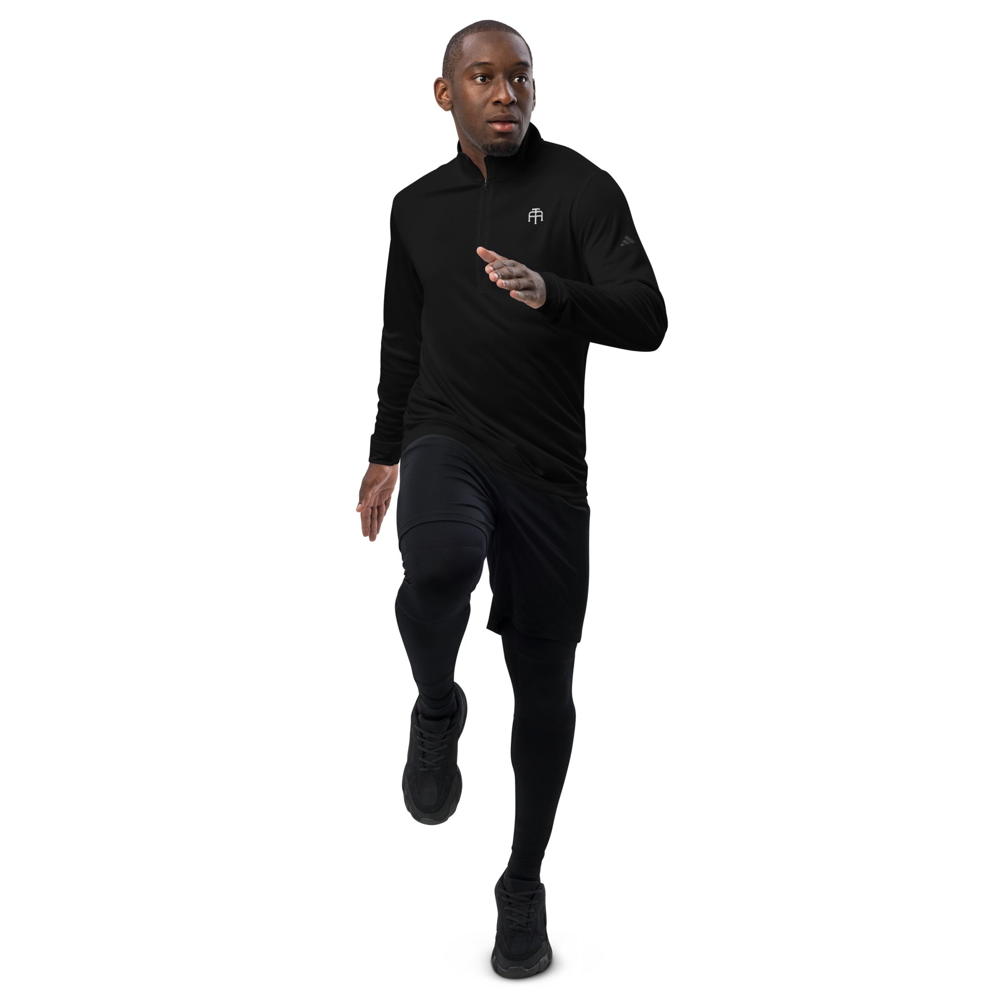 A lightweight, UPF 50, eco-friendly, moisture wicking pullover by An Athlete Trains x Adidas