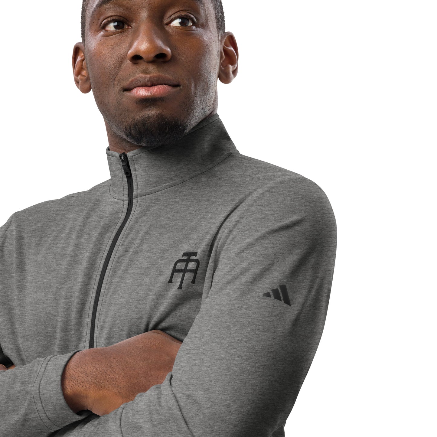 A lightweight, UPF 50, eco-friendly, moisture wicking pullover by An Athlete Trains x Adidas