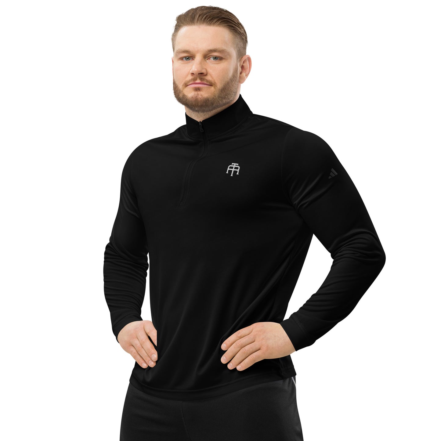 A lightweight, UPF 50, eco-friendly, moisture wicking pullover by An Athlete Trains x Adidas