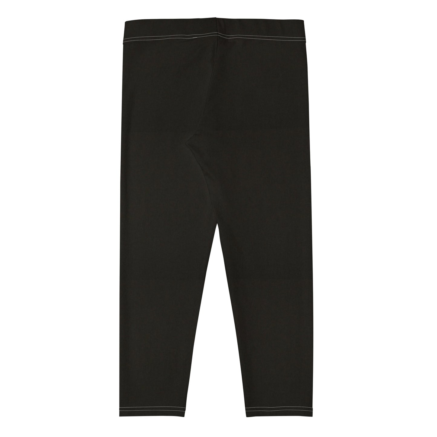 Comfortable four-way stretch microfiber black capri pants by An Athlete Trains