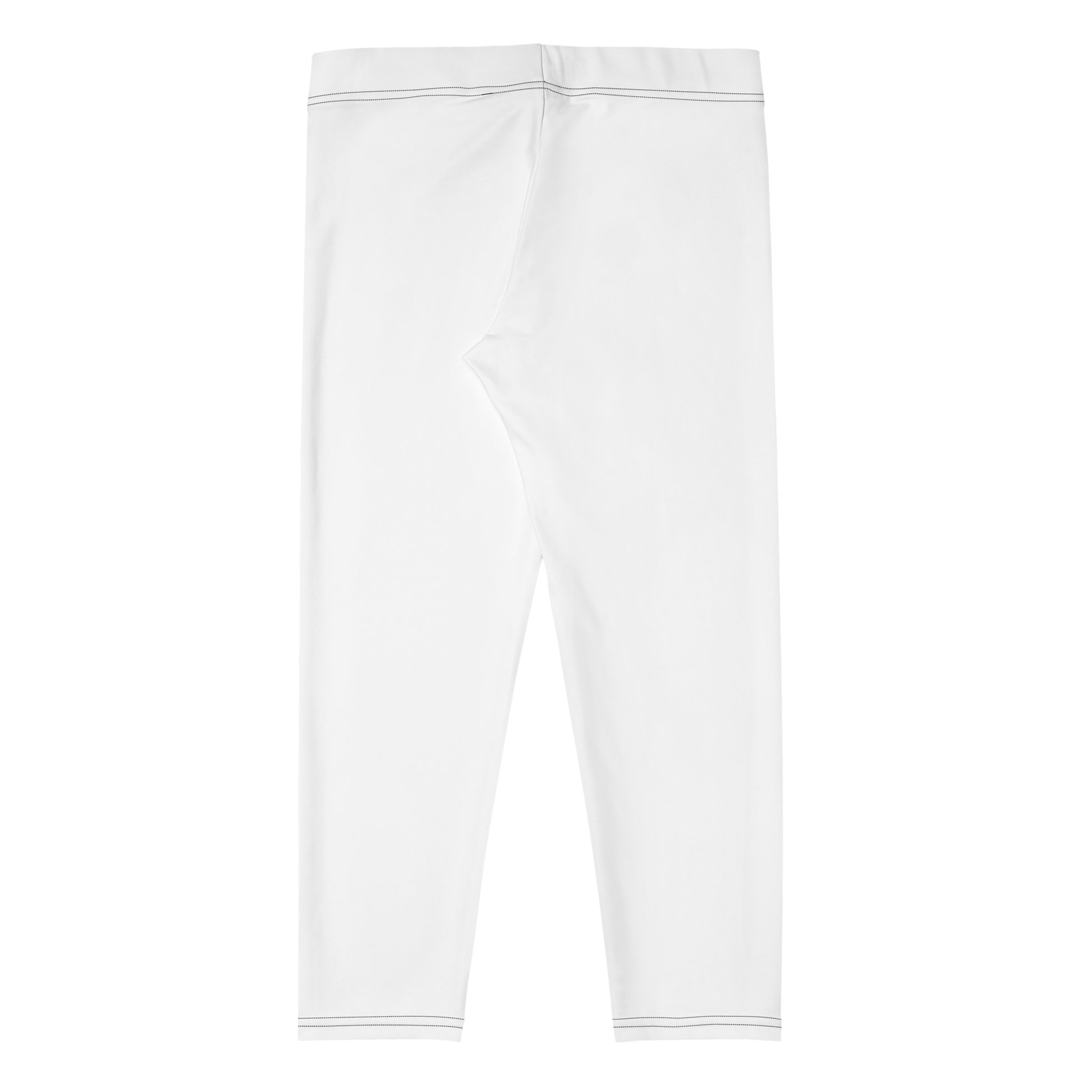 Comfortable four-way stretch microfiber white capri pants by An Athlete Trains