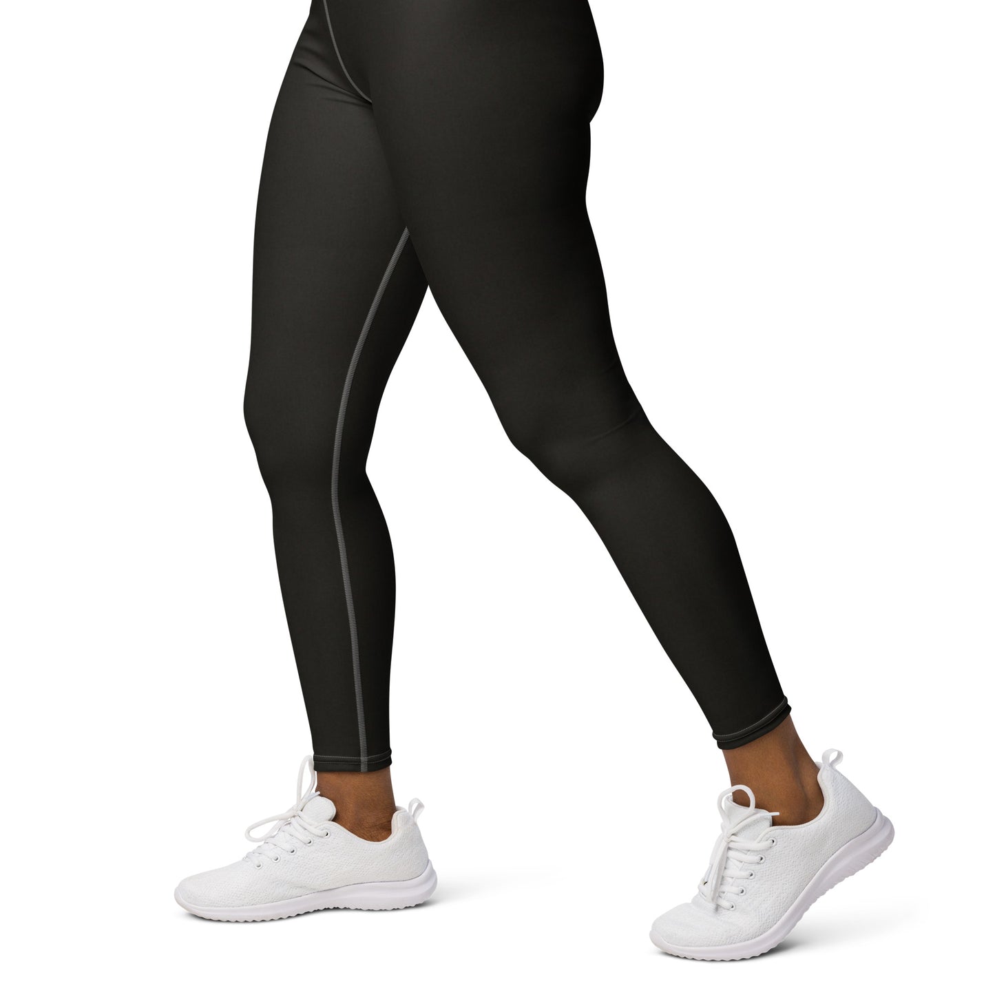 Black yoga pants by An Athlete Trains. White yoga leggings