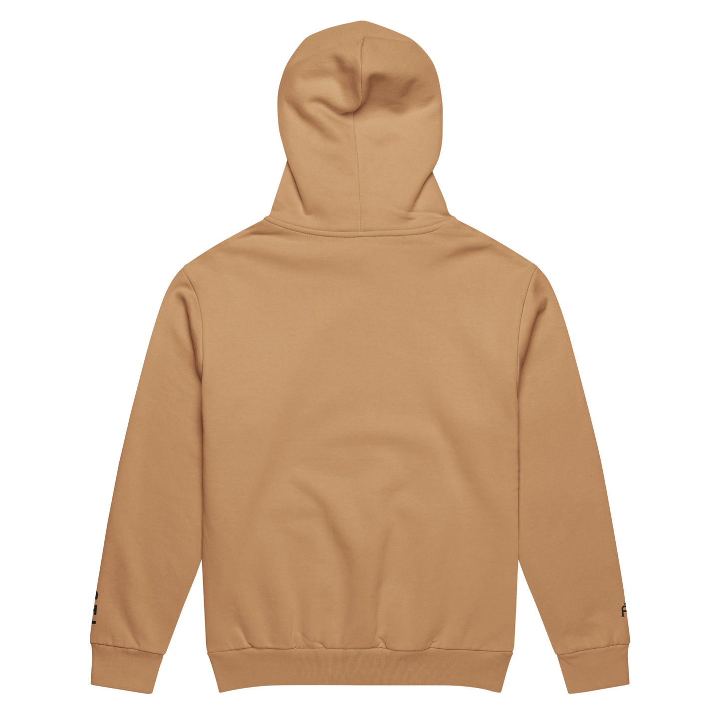 Burro color St. Louis Edition 10oz heavyweight urban hoodie featuring Gateway Arch embroidery and structured Midwest grit | Our City | An Athlete Trains