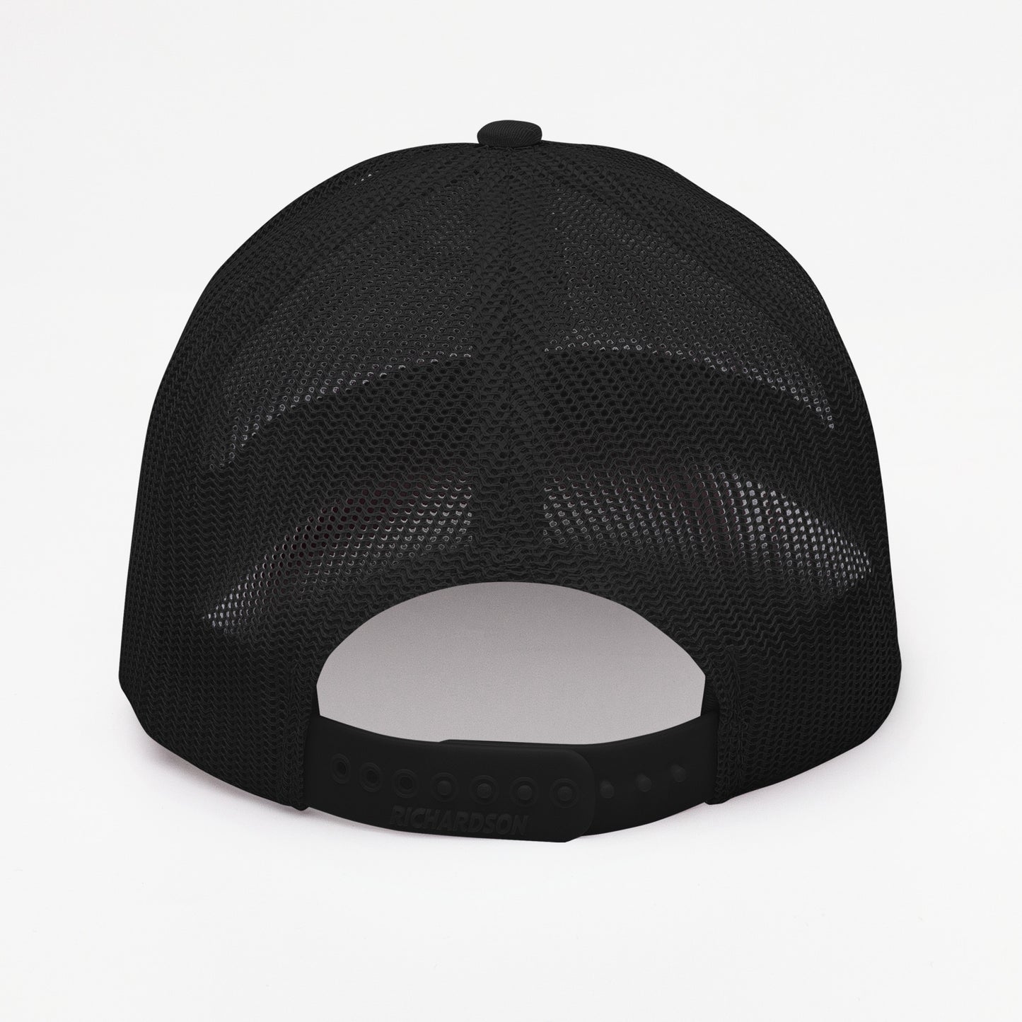 Tennis Edition trucker cap in black with structured front and breathable mesh back — Our Game collection by An Athlete Trains