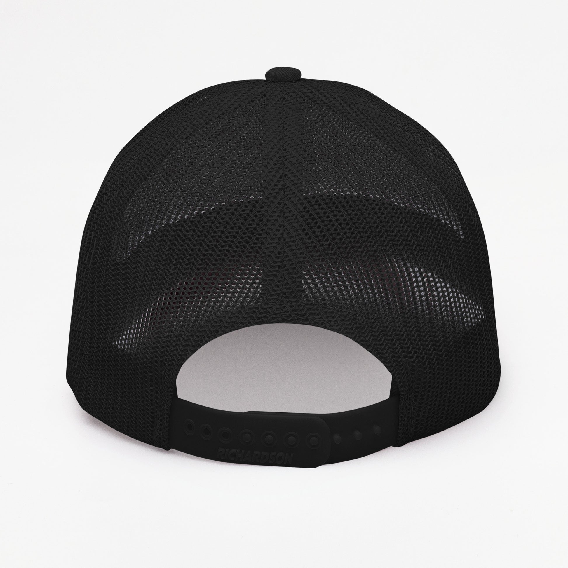 Tennis Edition trucker cap in black with structured front and breathable mesh back — Our Game collection by An Athlete Trains
