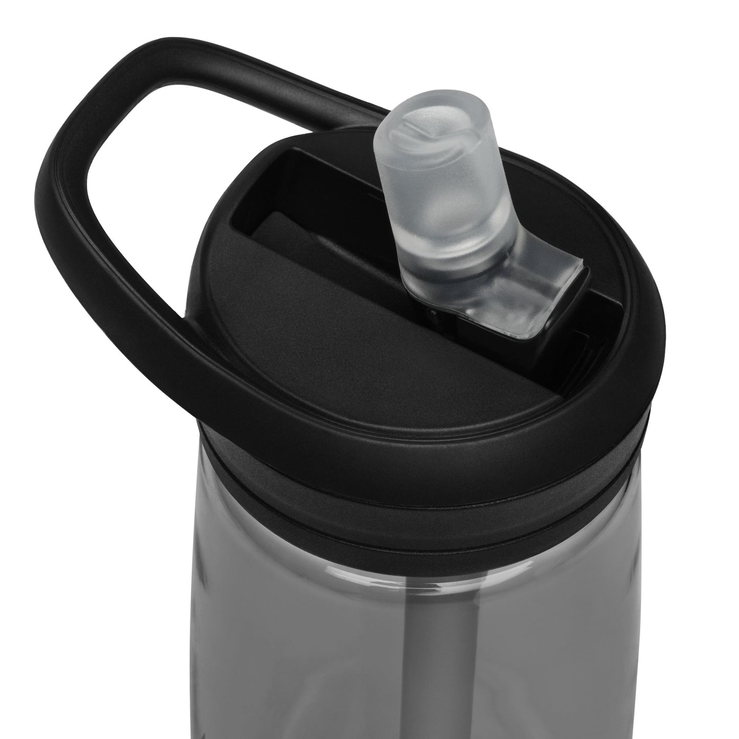 An Athlete Trains charcoal camelbak water bottle 