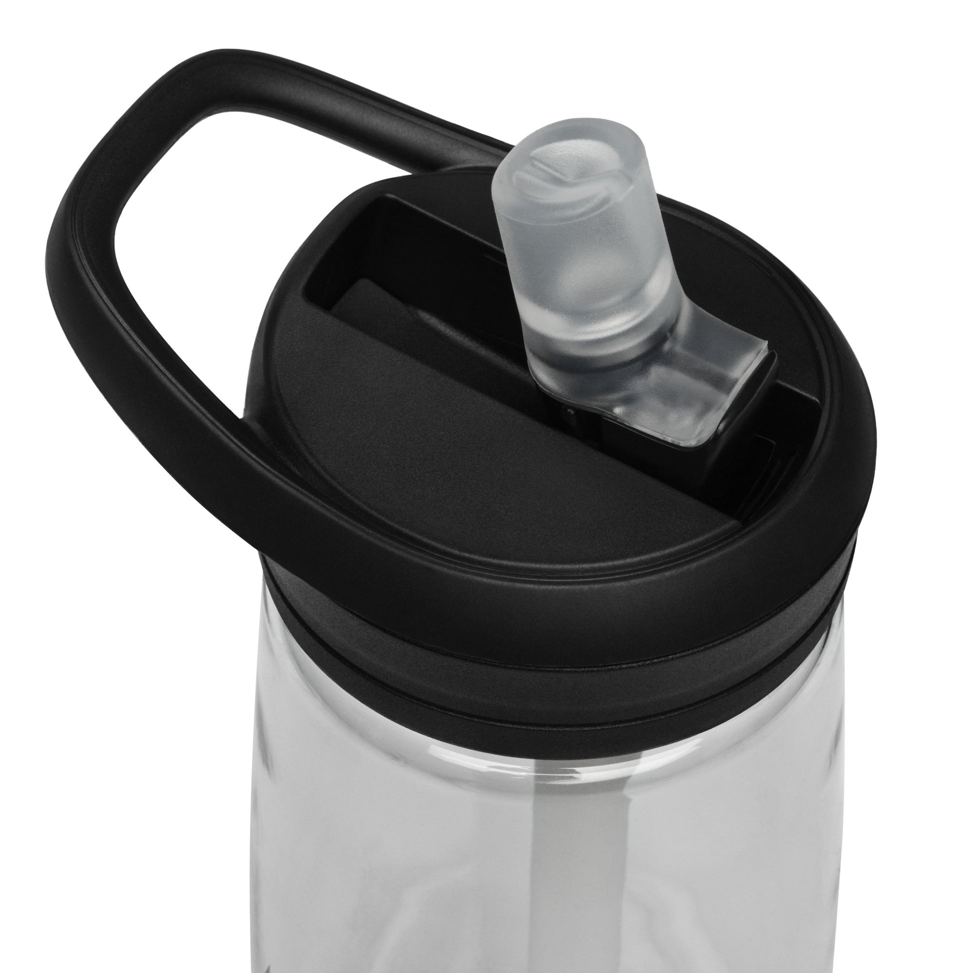 An Athlete Trains clear camelbak water bottle 