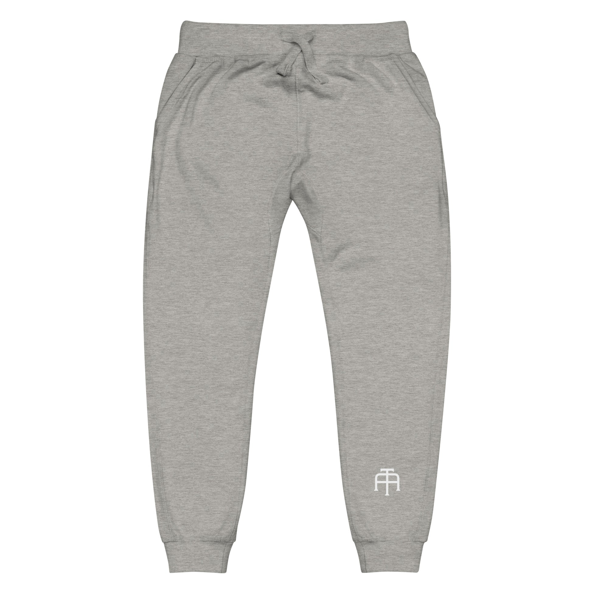 Unisex Fleece Sweatpants in carbon gray by An Athlete Trains