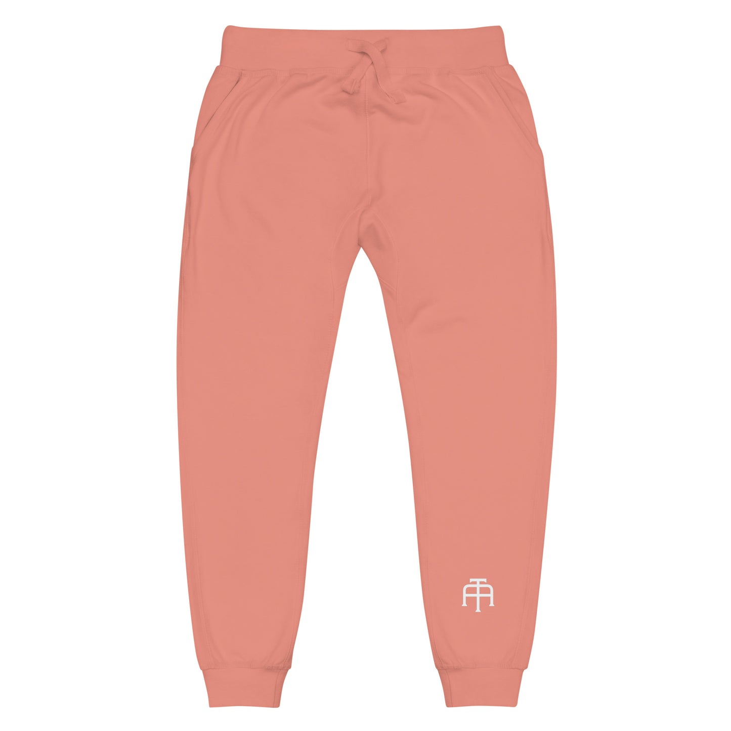 Unisex Fleece Sweatpants in dusty rose by An Athlete Trains