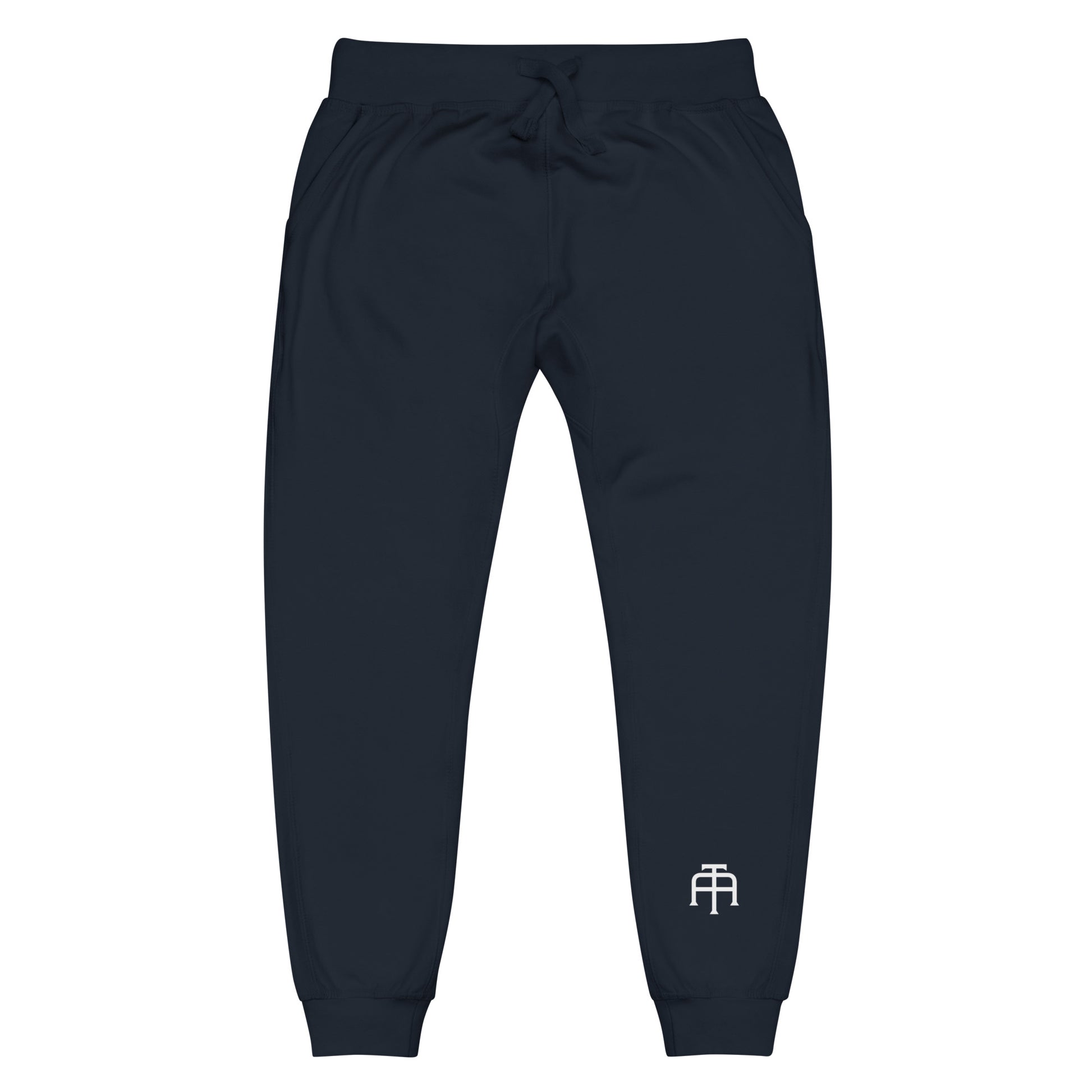 Unisex Fleece Sweatpants in navy by An Athlete Trains