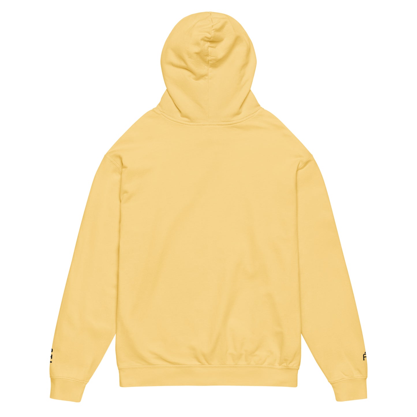 Butter color St. Louis Edition lightweight garment-dyed hoodie featuring St. Louis skyline, Gateway Arch, and STL wrist branding | Our City | An Athlete Trains