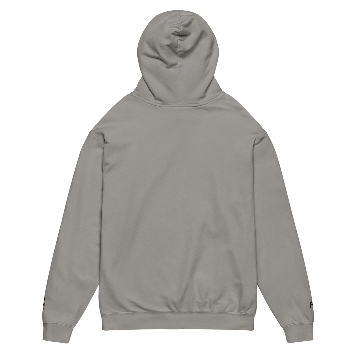 Gray St. Louis Edition lightweight garment-dyed hoodie featuring St. Louis skyline, Gateway Arch, and STL wrist branding | Our City | An Athlete Trains