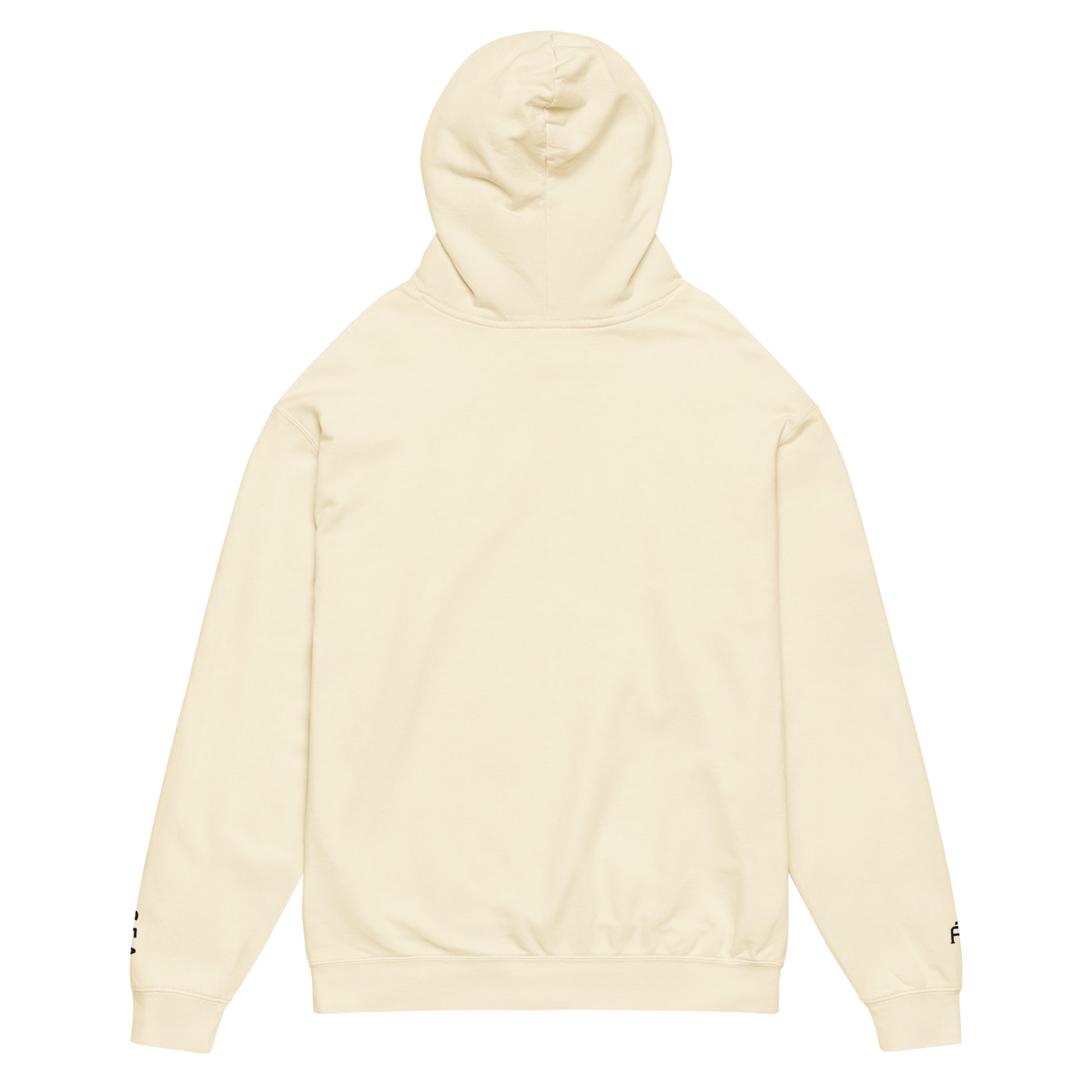 Ivory Seattle Edition lightweight garment-dyed hoodie featuring Seattle skyline, Space Needle, and SEA wrist embroidery | Our City | An Athlete Trains