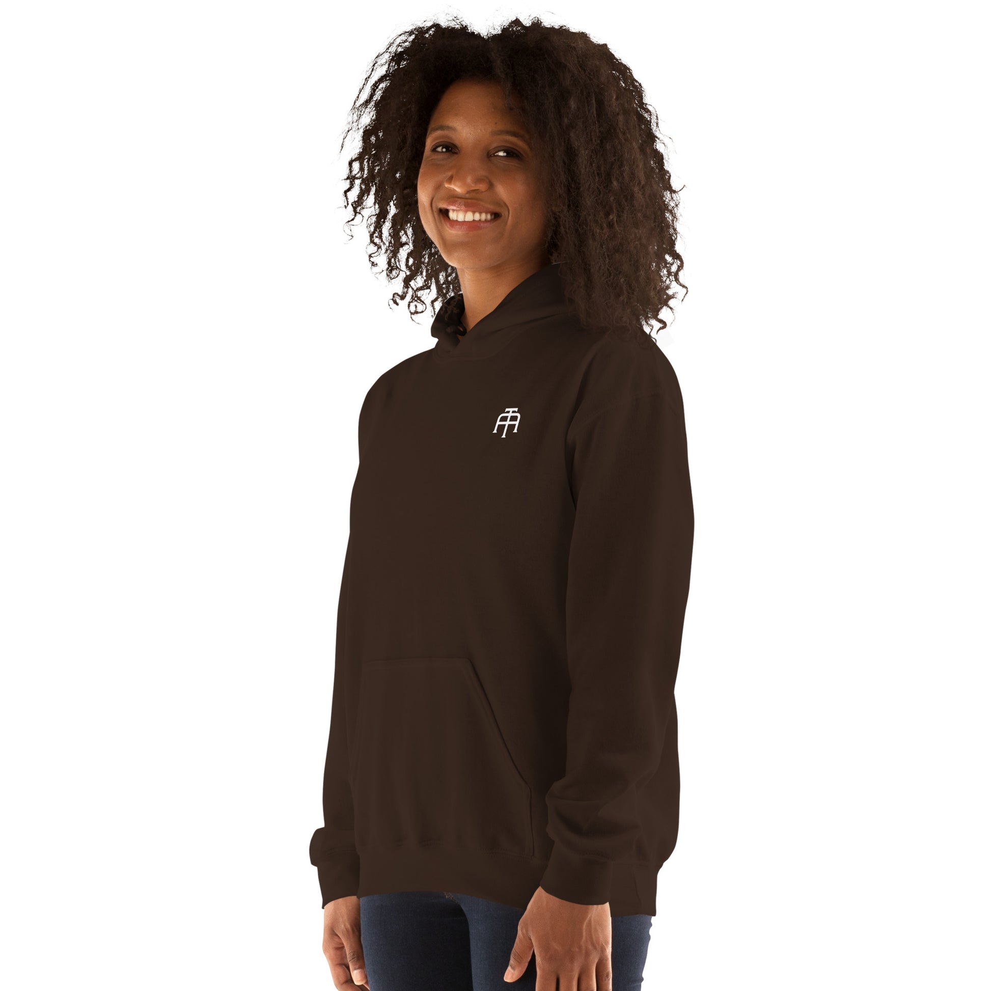 Unisex, 50% pre-shrunk cotton, 50% polyester, cozy go-to hoodie that's soft, smooth, and stylish