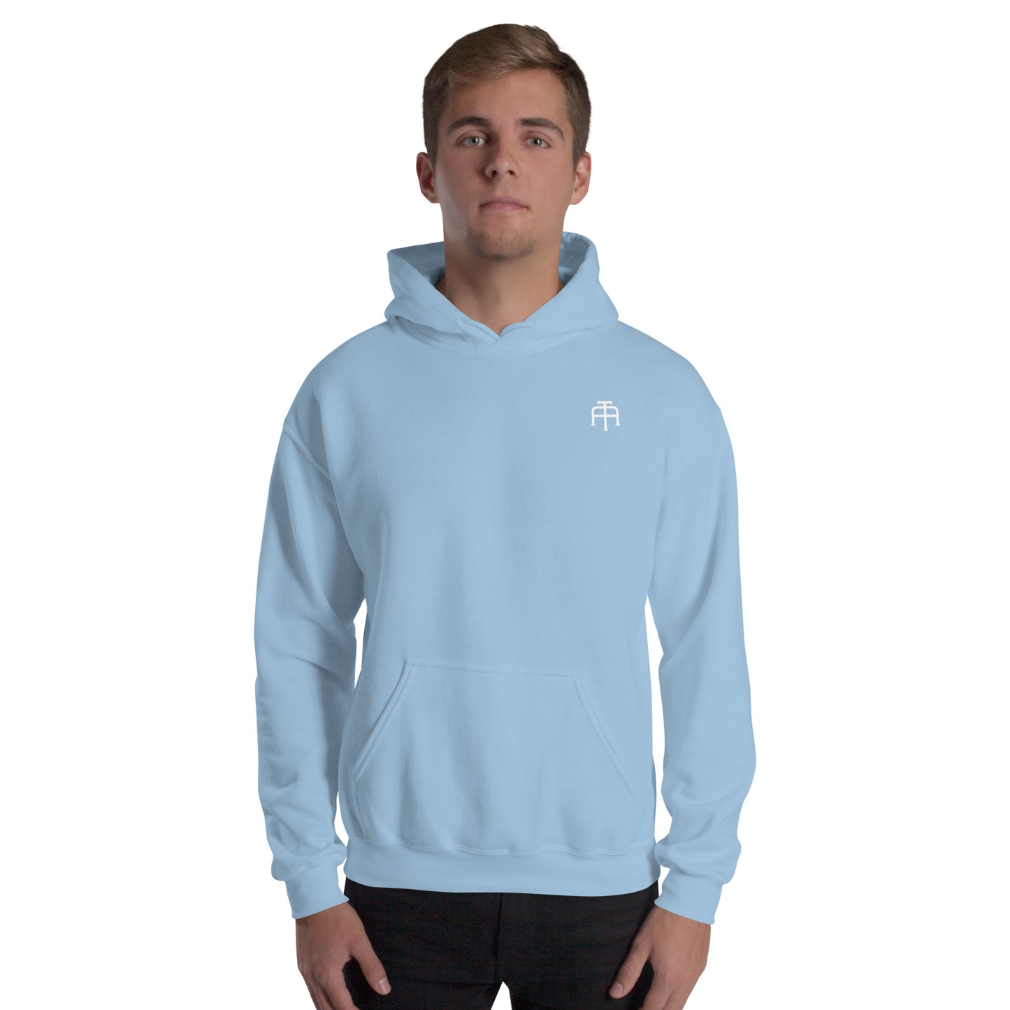 Unisex, 50% pre-shrunk cotton, 50% polyester, cozy go-to hoodie that's soft, smooth, and stylish