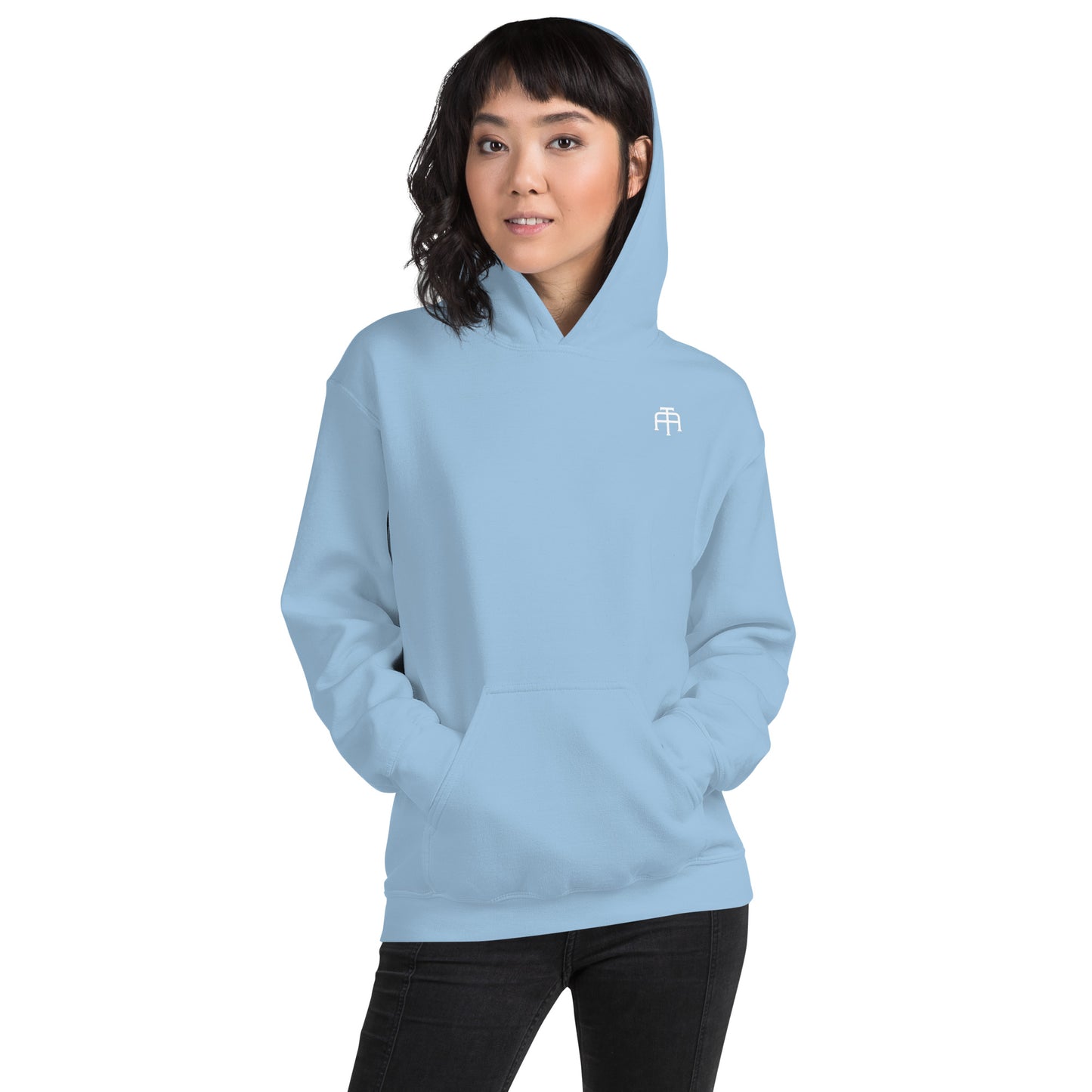 Unisex, 50% pre-shrunk cotton, 50% polyester, cozy go-to hoodie that's soft, smooth, and stylish