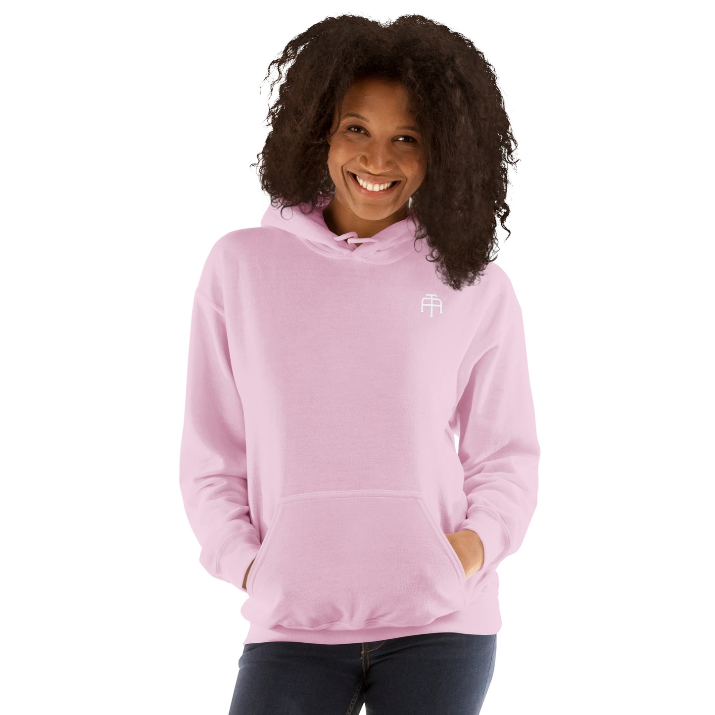 Unisex, 50% pre-shrunk cotton, 50% polyester, cozy go-to hoodie that's soft, smooth, and stylish