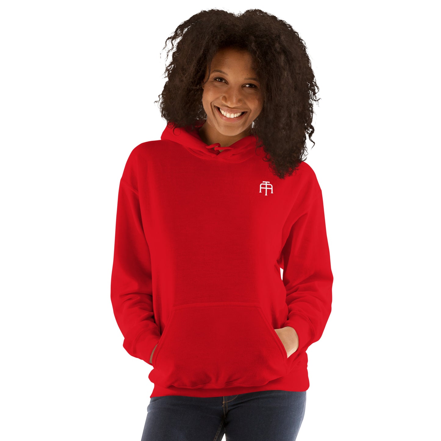 Unisex, 50% pre-shrunk cotton, 50% polyester, cozy go-to hoodie that's soft, smooth, and stylish