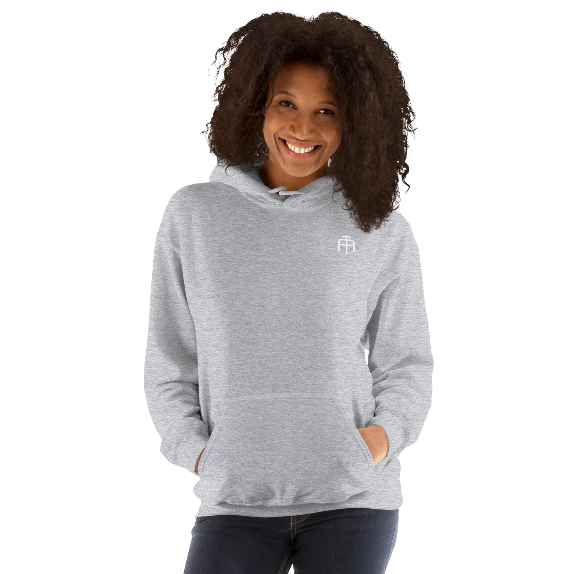 Unisex, 50% pre-shrunk cotton, 50% polyester, cozy go-to hoodie that's soft, smooth, and stylish