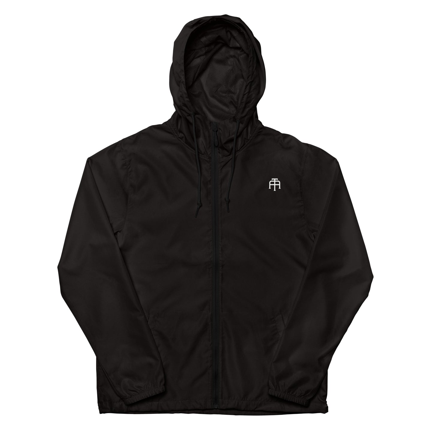 A water resistant windbreaker in black for any outside adventure by An Athlete Trains