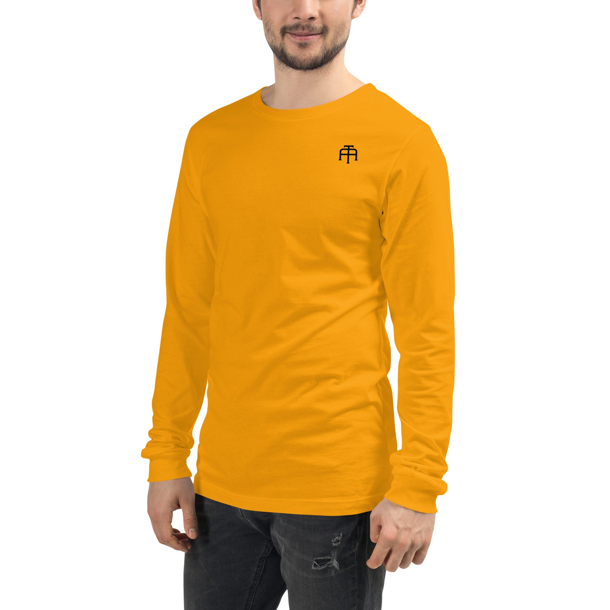 Versatile long sleeve tee that is made of airlume combed ring-spun cotton t-shirt by An Athlete Trains