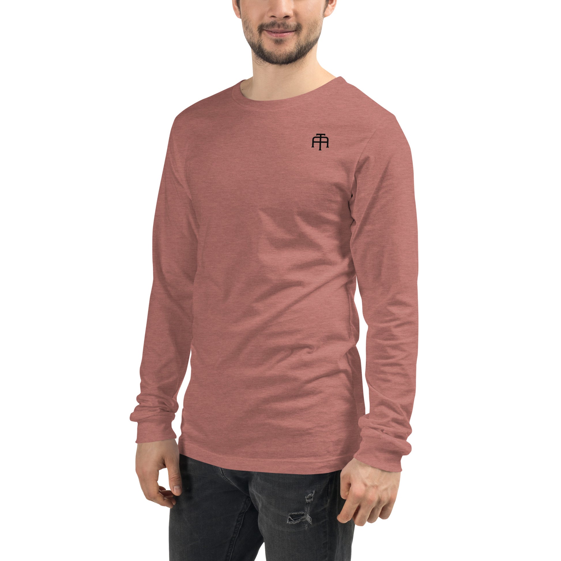 Versatile long sleeve tee that is made of airlume combed ring-spun cotton t-shirt by An Athlete Trains