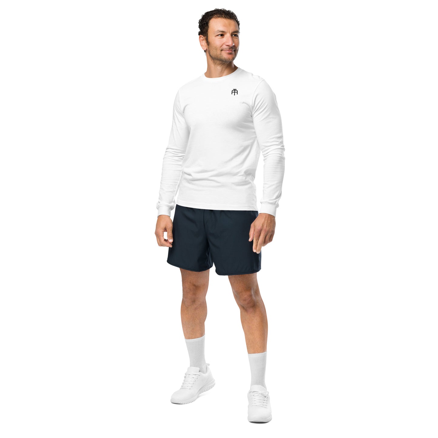 Versatile long sleeve tee that is made of airlume combed ring-spun cotton t-shirt by An Athlete Trains