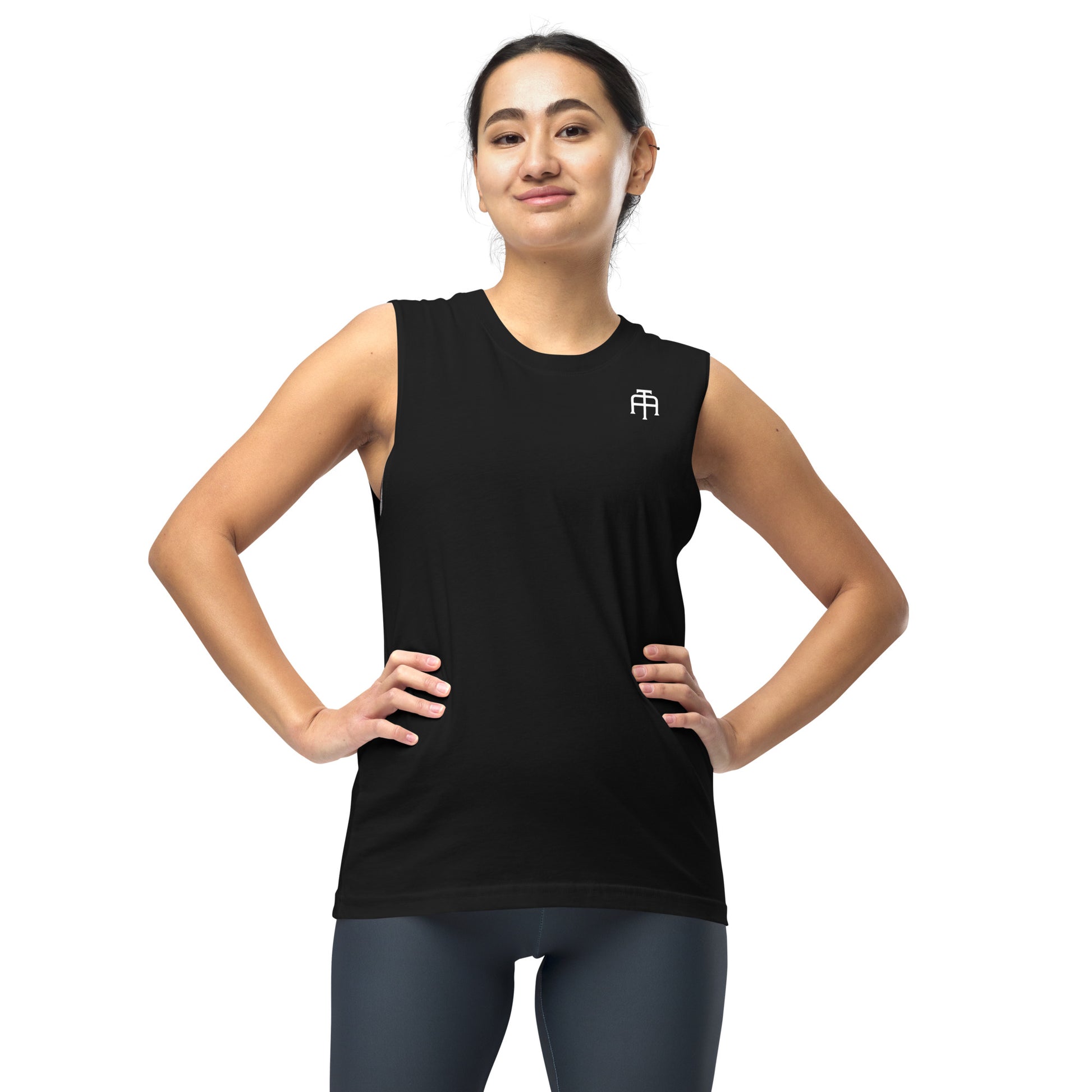 Soft, sleeveless tank top. Relaxed fit and low-cut armholes for a casual, urban look.