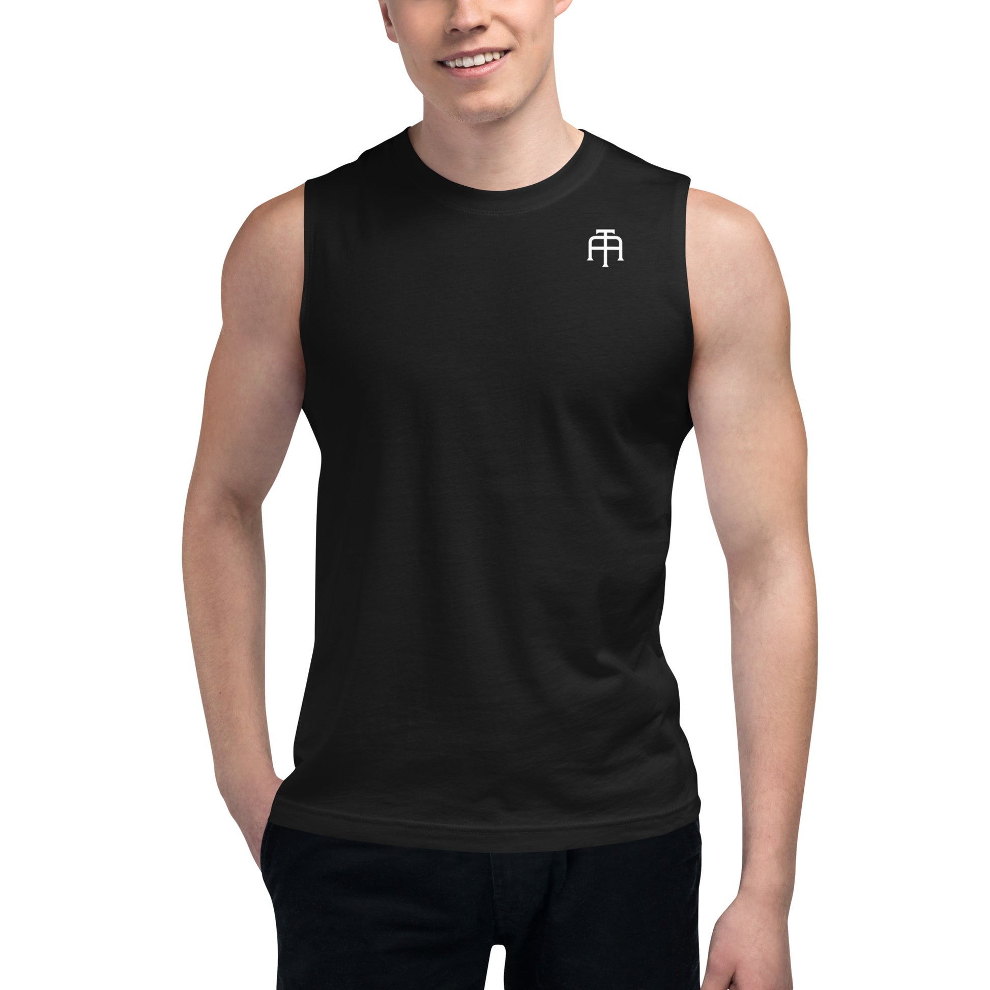 Soft, sleeveless tank top. Relaxed fit and low-cut armholes for a casual, urban look.